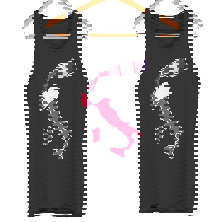 イタリアワインシャツ 地図 イタリアバケーション タンクトップ