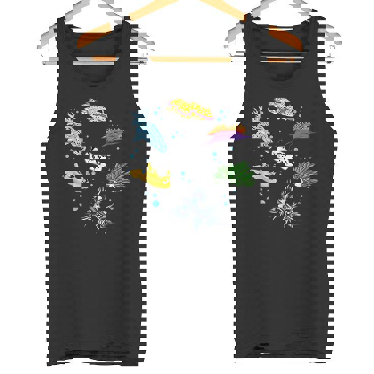 ウミウシ ウミウシ オーシャン スキューバ ダイバー シュノーケリング 水族館 タンクトップ