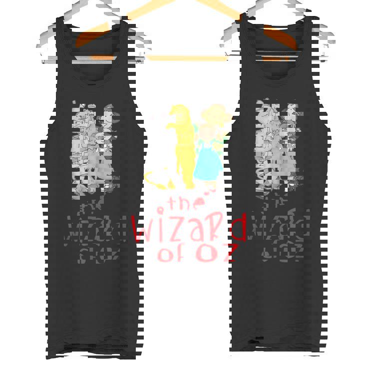 オズの魔法使い ヴィンテージ ファンタジー ドロシー ブリキの男 かかしライオン タンクトップ