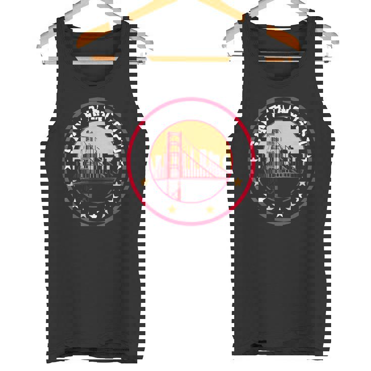 カリフォルニア サンフランシスコ シティ ギフト ブリッジ お土産f タンクトップ