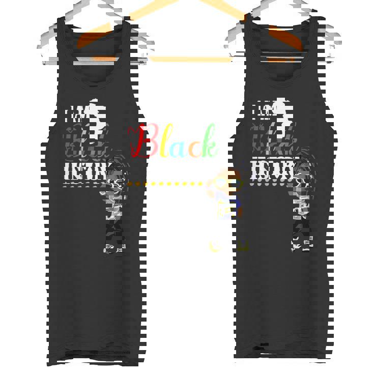 キッズ アイ・アム・ブラック・ヒストリー・シャツキッズガールズブラック・ヒストリー・マンス用 タンクトップ