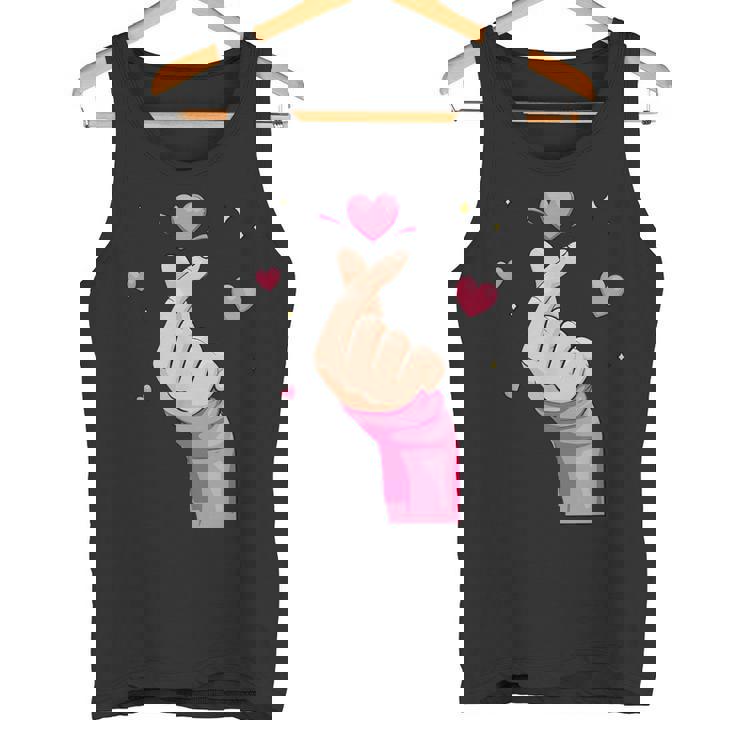 メンズ レディース キッズ グラフィックデザイン バレンタイン ハート ラブ タンクトップ