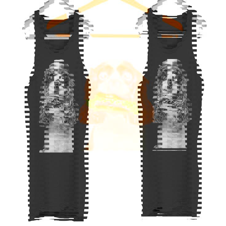 キャバリア・キング・チャールズ・スパニエル・バーガー タンクトップ