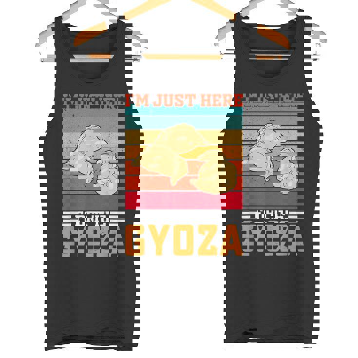 ギョーザが食べたくてたまらない、おもしろいレトロ中華餃子 タンクトップ