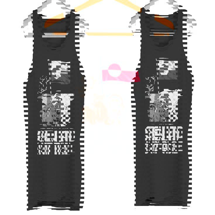 グリーンランド 非売品 グリーンランド 国旗 動物 グリーンランダー タンクトップ