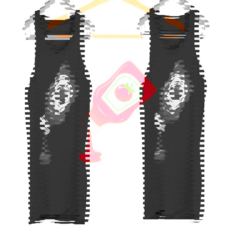 ケチャップをのせて面白いケチャップラバー タンクトップ