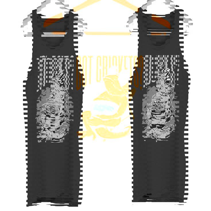 コオロギを手に入れましたか？フトアゴヒゲトカゲ タンクトップ