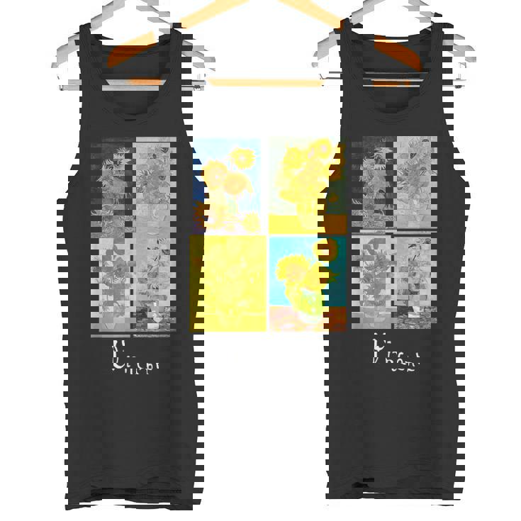 ゴッホの有名な芸術絵画 ひまわりvan Gogh タンクトップ