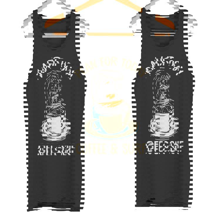 サーフィン スケルトン アパレル コーヒー サーフアパレル ハワイアンu タンクトップ