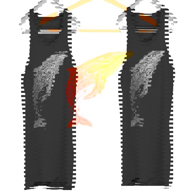 ザトウクジラ ネイティブ ハワイアン ハワイアン トライバル タンクトップ