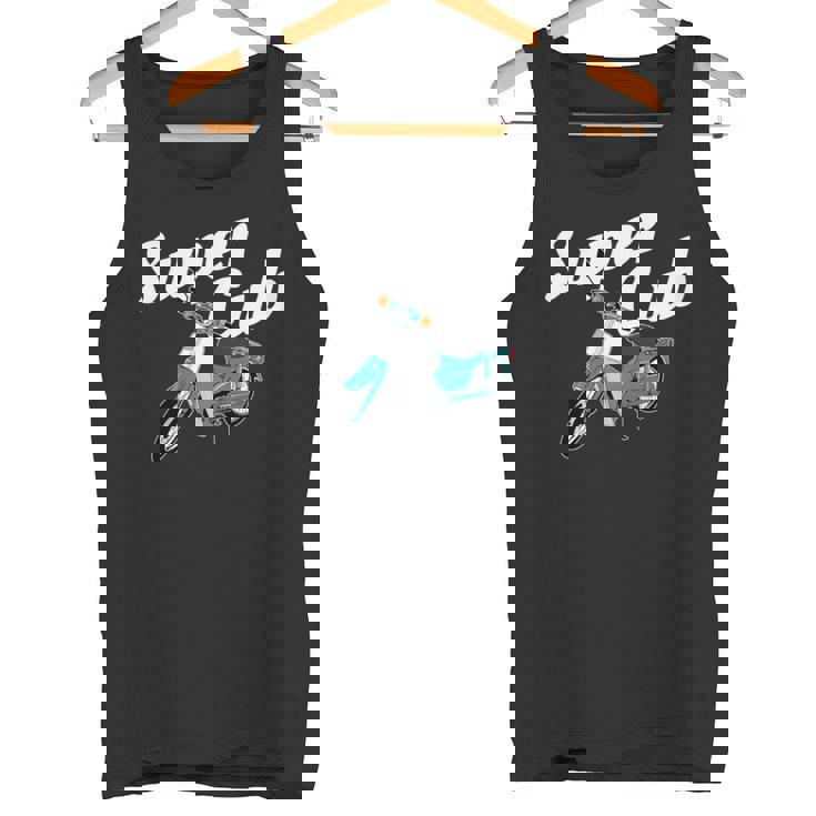 スーパーカブ 50 110 125 バイク ミニ モト スクーター カスタム 原付 二種 長袖tシャツ タンクトップ