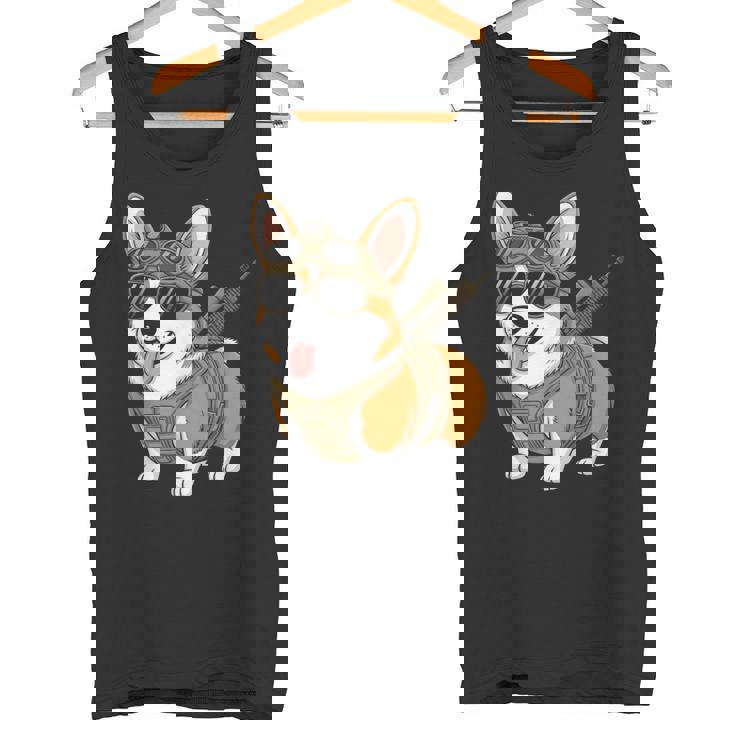 タクティカル コーギー 犬種 戦士 動物 しゃれ ミーム タンクトップ