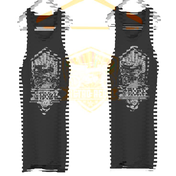 ダックス 原付 オートバイ レトロ 反乱 日本 クラシック タンクトップ