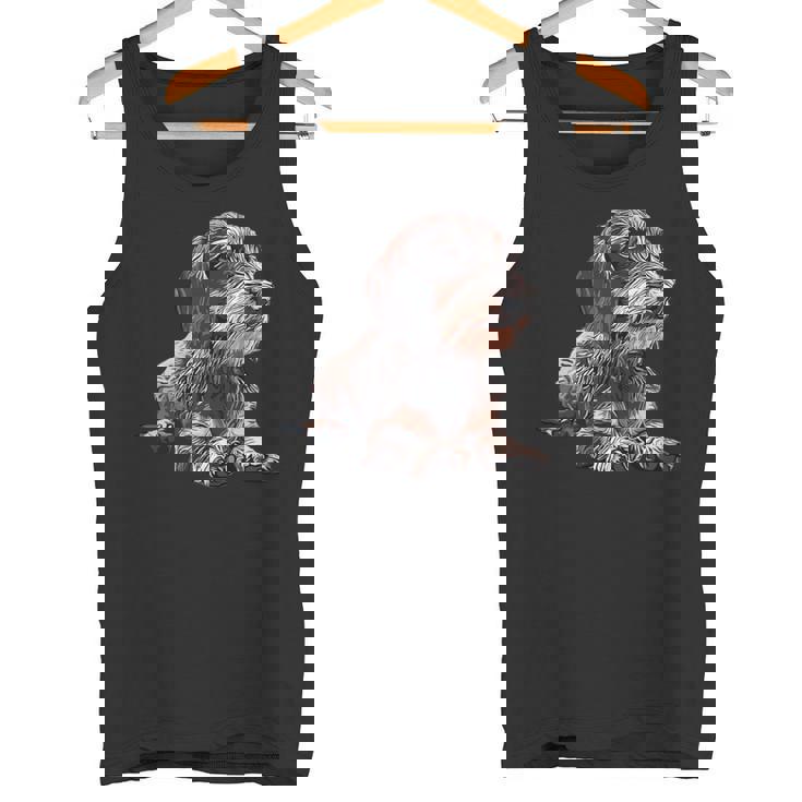 ダックスフンド ワイヤーヘア 長袖tシャツ タンクトップ