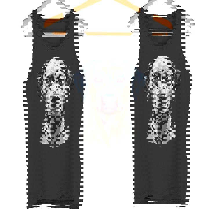 ダルメシアン 愛犬家デザイン 子犬の愛 ダルメシアン タンクトップ