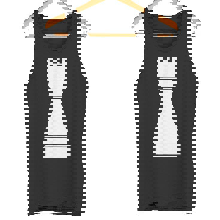 チェス、チェスの駒、ルーク、チェス愛好家、ギフト Chess タンクトップ