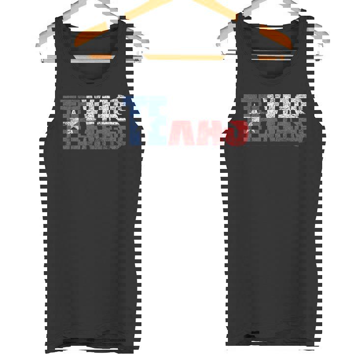 テキサスtシャツ レディース メンズ キッズ テキサス州旗 アンティーク調 タンクトップ