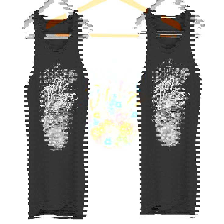 ディスコボール ディスコ ディーバ クイーン 70年代 レトロ ヴィンテージ ダンス タンクトップ