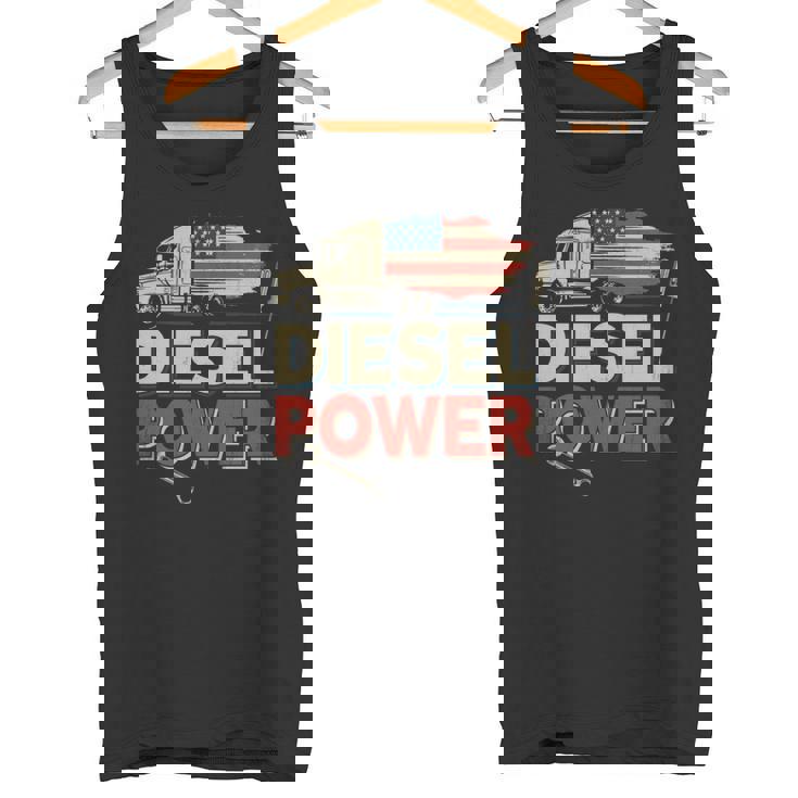 ディーゼルパワーシャツ ディーゼルトラックアクセサリー ディーゼル整備士 長袖tシャツ タンクトップ