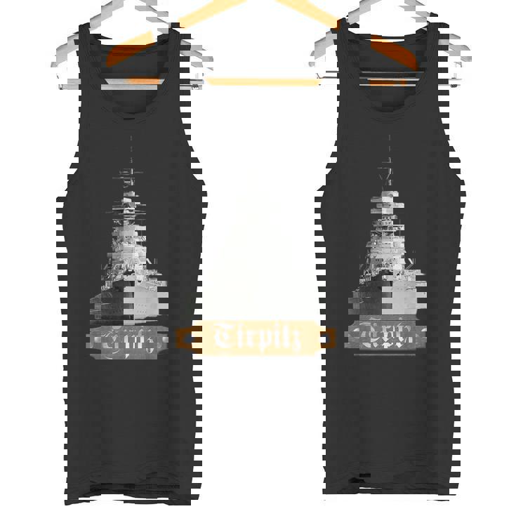 ドイツ戦艦ティルピッツ 第二次世界大戦海軍 タンクトップ