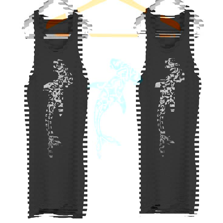 ハワイ ポリネシア トライバル シュモクザメ アロハステート タンクトップ