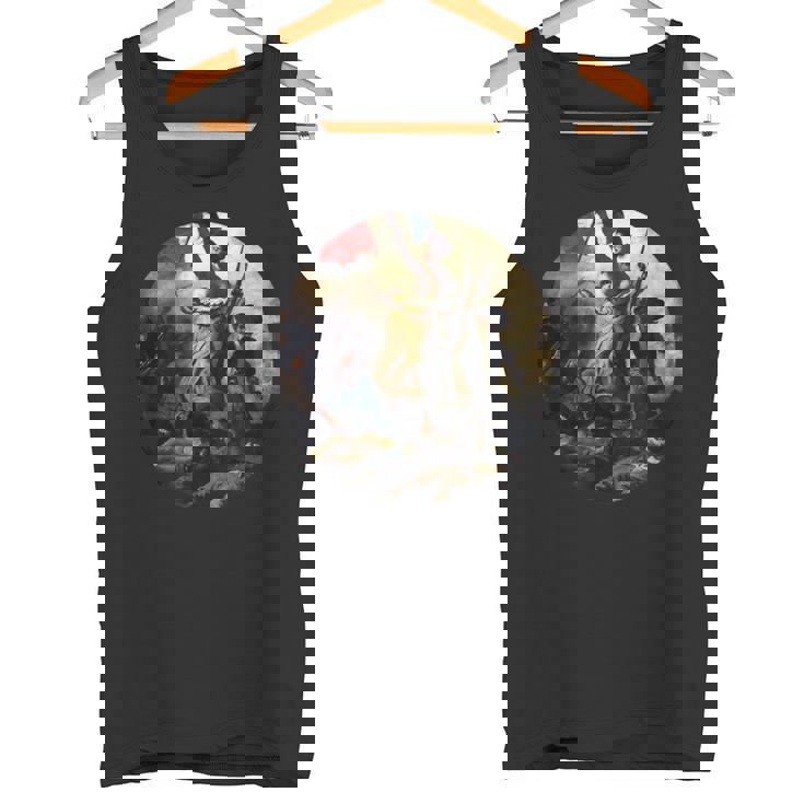 バスティーユを襲うフランス革命 パリ フランス タンクトップ