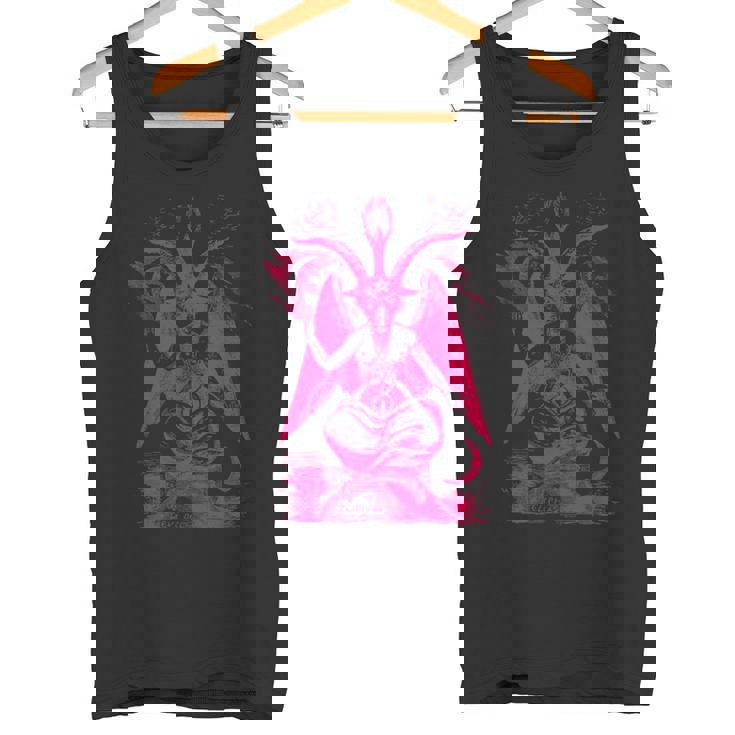 バフォメットオカルトヤギ悪魔崇拝サタンデーモン召喚 タンクトップ