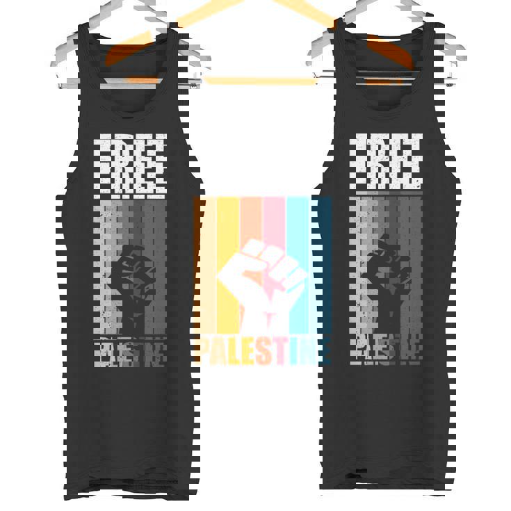 パレスチナ人のためのフリーパレスチナのレトロなビンテージデザイン 長袖tシャツ タンクトップ