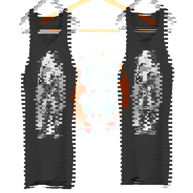 パンダ ストリート 都会 ヒーロー タンクトップ