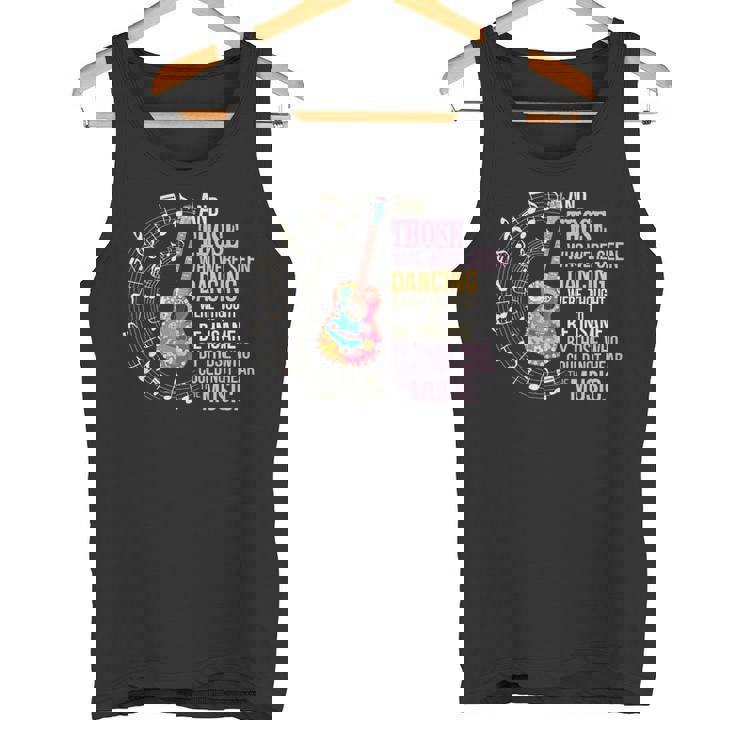 ヒッピーギターと平和の踊りを見た者たち タンクトップ