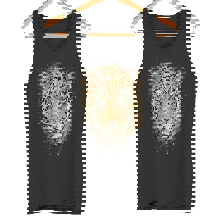 ヒョウ柄シャツ メンズ グラフィック レディース 動物愛好家 美的 タンクトップ