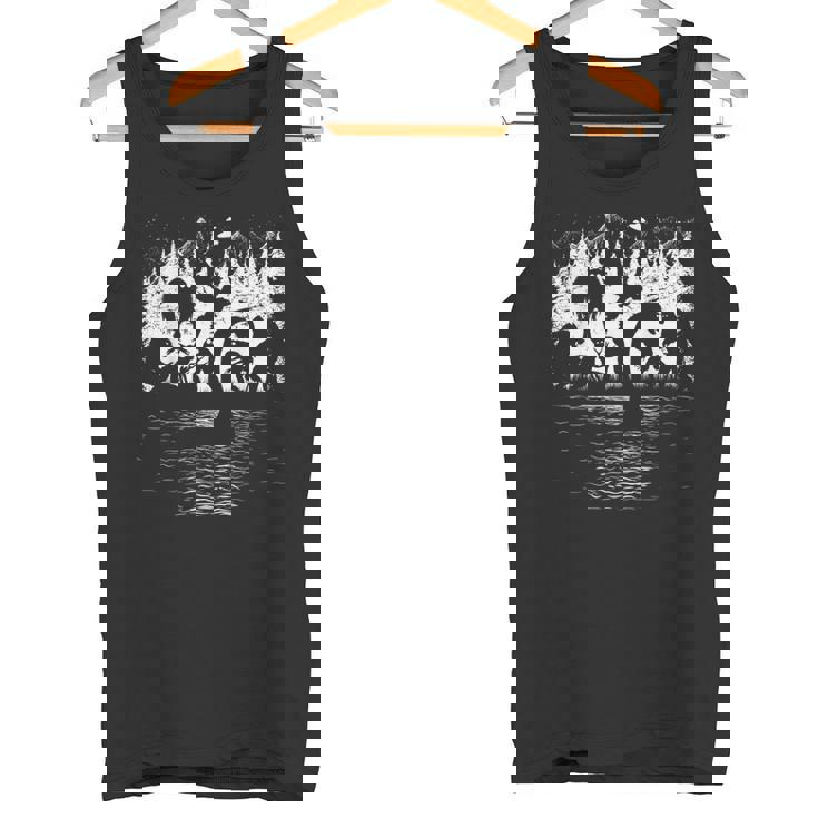 ビッグフット ネス湖 モンスター モスマン エイリアン その他 面白い クリプティッド タンクトップ