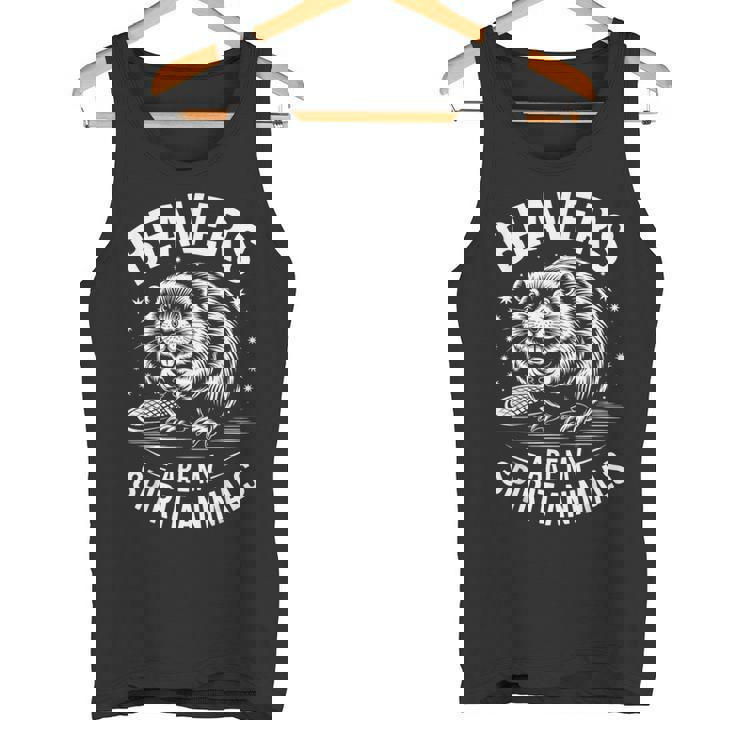 ビーバーズ スピリットアニマルズ おもしろビーバー タンクトップ