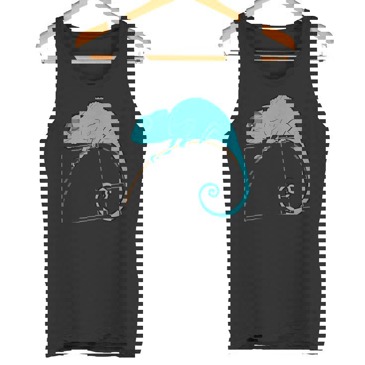 フィボナッチカメレオン黄金比 タンクトップ