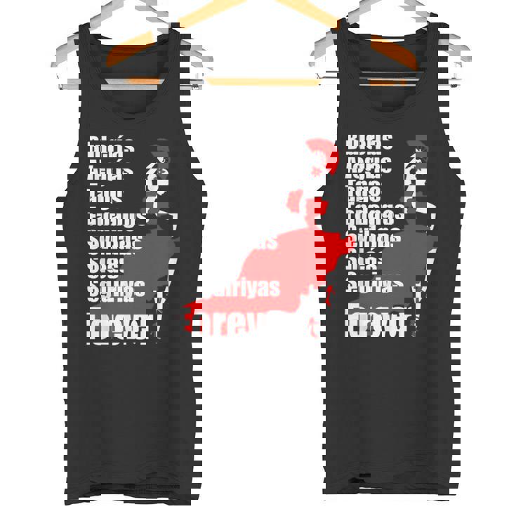 フラメンコダンススタイルパロス タンクトップ