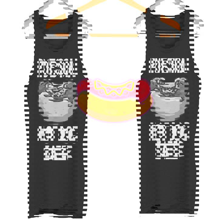 プロフェッショナルホットドッグイーターファニーホットドッグ タンクトップ