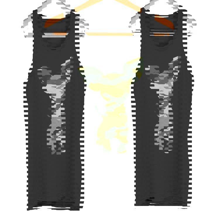 ミリタリー チワワ カモ メンズ プリント Us Dog Pup 退役軍人ギフト タンクトップ