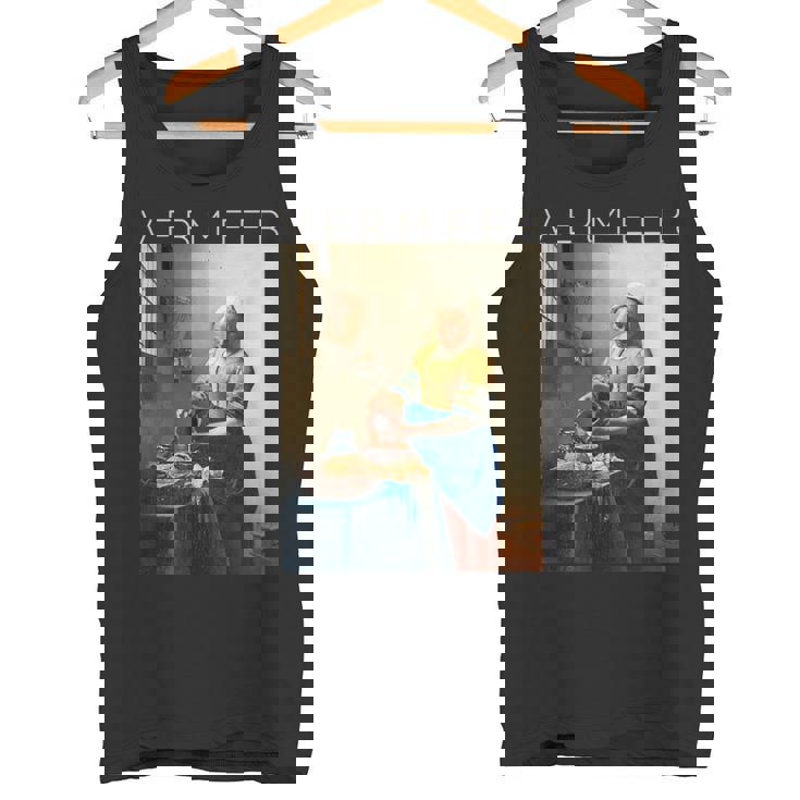 ヨハネス・フェルメール 芸術家のための芸術 ミルクメイド タンクトップ