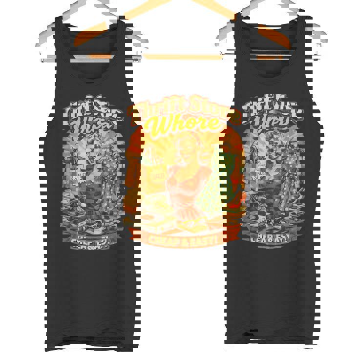 リサイクル ストア 売春婦 レトロ 笑顔 ショッピング ヴィンテージ タンクトップ