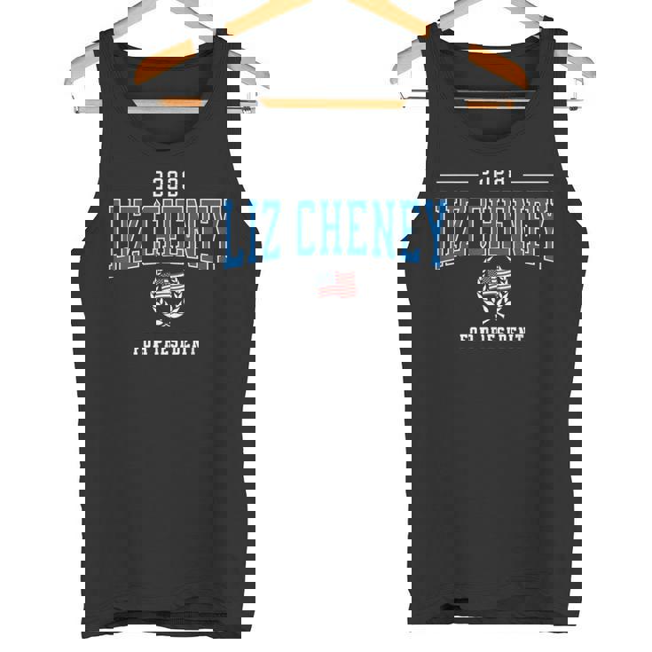 リズ・チェイニー 2028 共和党大統領愛国アメリカ国旗 タンクトップ