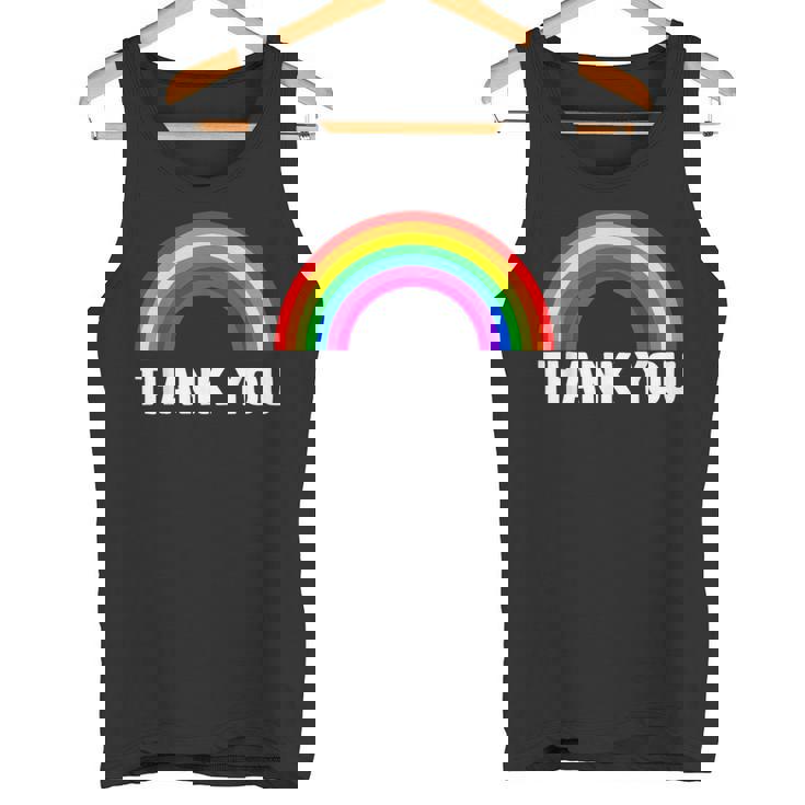 レインボー Thank You タンクトップ