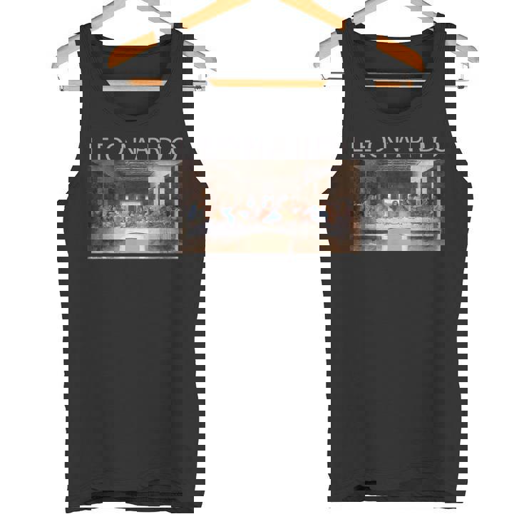 レオナルド ダヴィンチ 面白いtシャツ アート 絵画 メンズ 面白い 服 美術 おもしろ ネタ タンクトップ