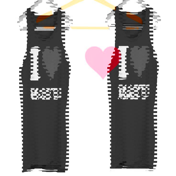 レッドハート I Love Mayu タンクトップ