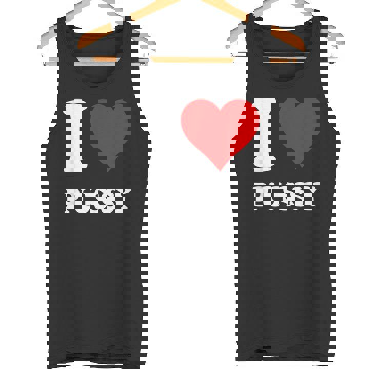 レッドハート I Love Pussy タンクトップ