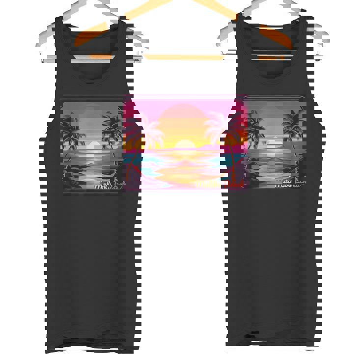 レトロ サンセット マリブビーチ タンクトップ