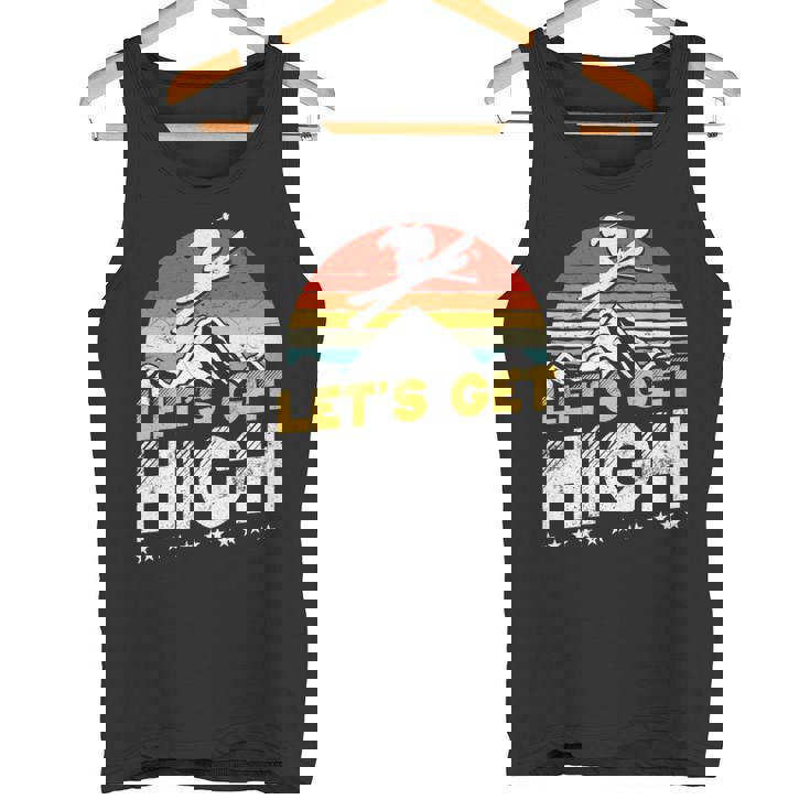レトロヴィンテージスキー Let's Get High 長袖tシャツ タンクトップ