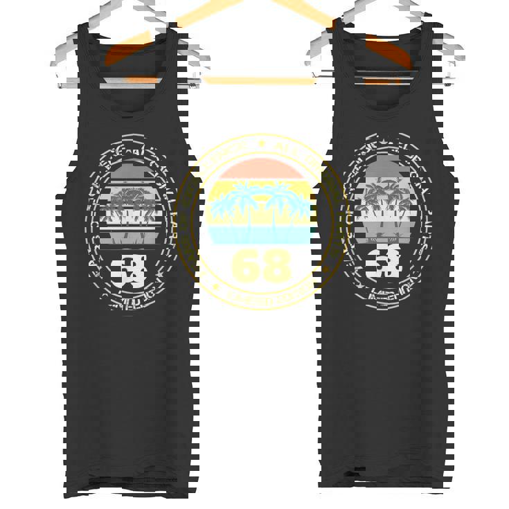 ヴィンテージ 68歳の誕生日のデコレーション 男性用 68歳の誕生日 タンクトップ