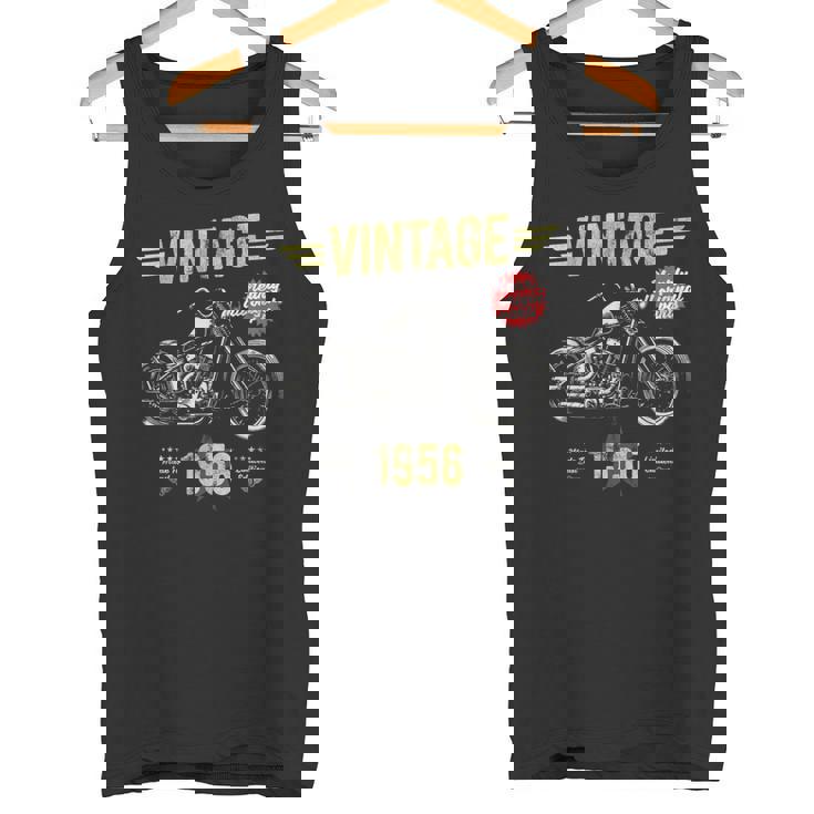 ヴィンテージ クラシック 誕生 1956 70歳の誕生日 レトロ バイク タンクトップ