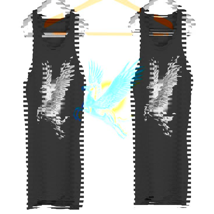 ヴィンテージ ペガサス 神話 ギリシャ空飛ぶ馬 神話 タンクトップ