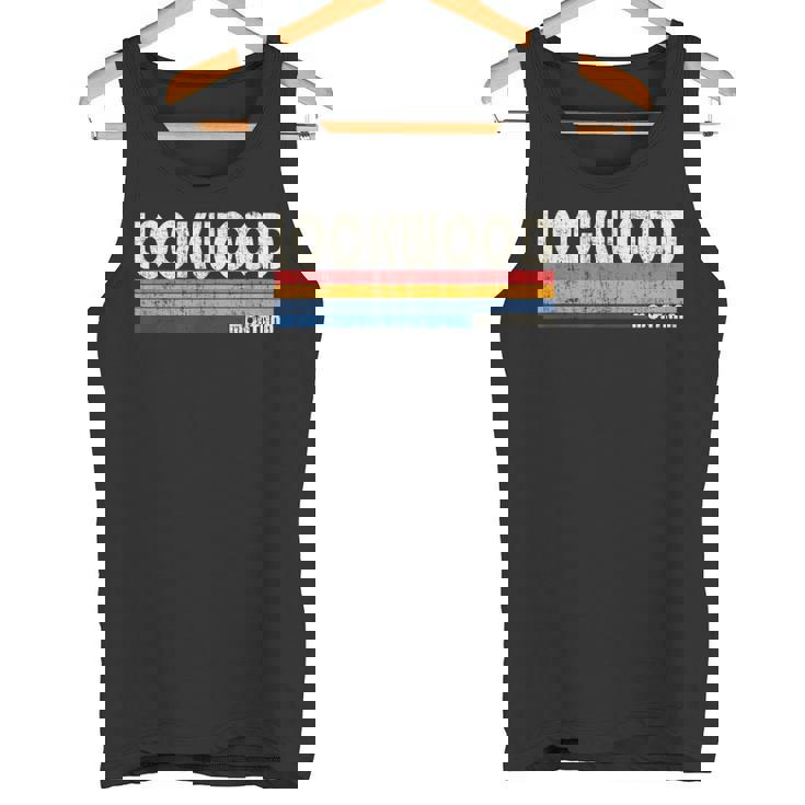 ヴィンテージ レトロ 70年代80年代スタイル ロックウッドの故郷 Mt。 タンクトップ